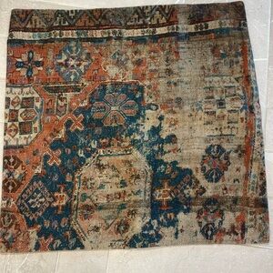 Vintage Bohemian Rug Pillow Cover